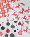 Load image into Gallery viewer, Geometry Holiday Dishcloth Set - Fancy That

