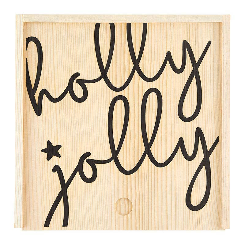 Holly Jolly Wood Box - Fancy That