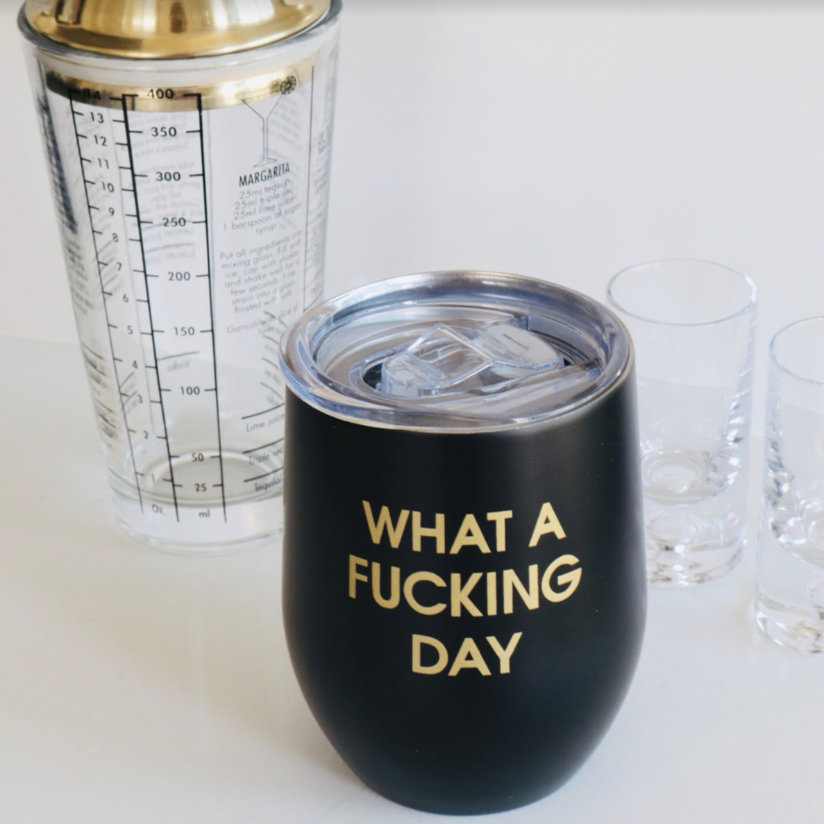What A Fucking Day Stainless Steel Tumbler - Fancy That
