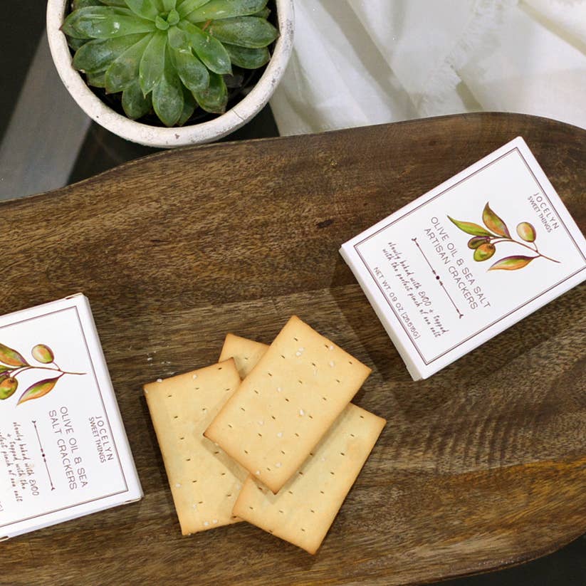 Mini Olive Oil & Sea Salt Crackers - Fancy That