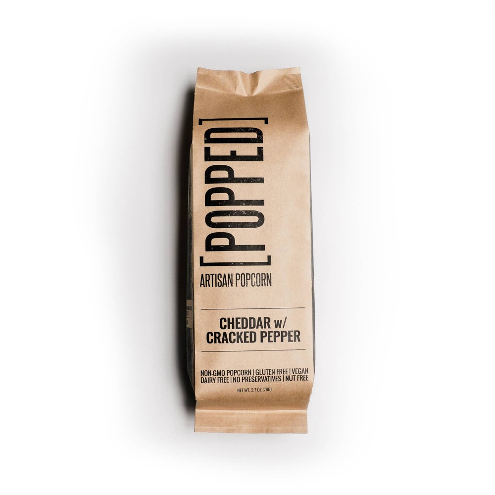 Cheddar W/Cracked Pepper Artisan Popcorn - Fancy That