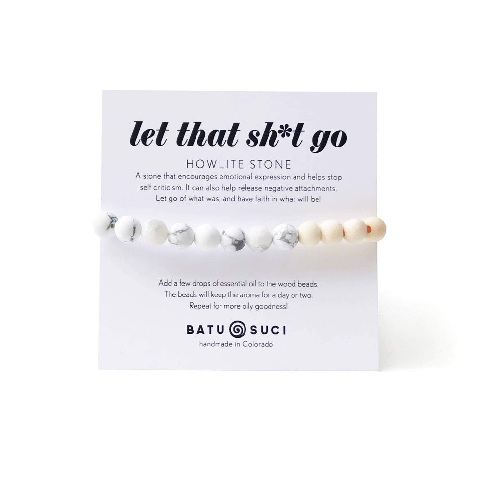 Let That Sh*t Go Diffuser Bracelet - BEST SELLER - Fancy That
