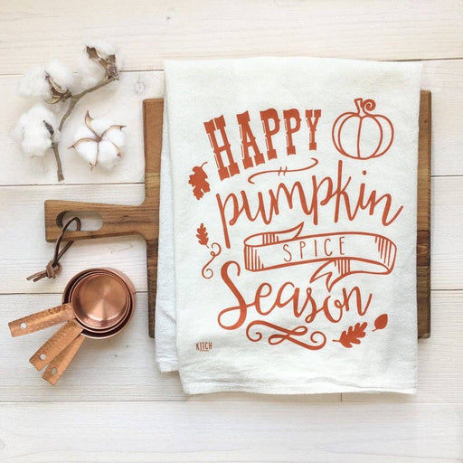 Happy Pumpkin Spice Season Tea Towel - Fancy That
