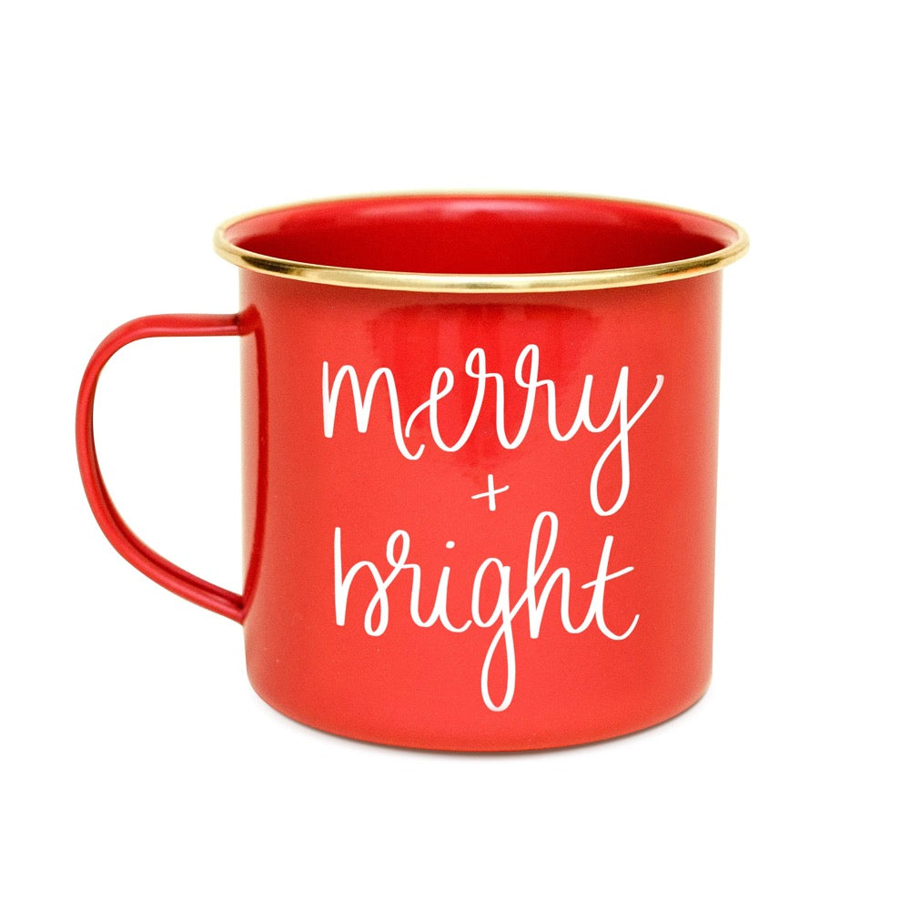 Merry and Bright - Red Campfire Coffee Mug - Fancy That