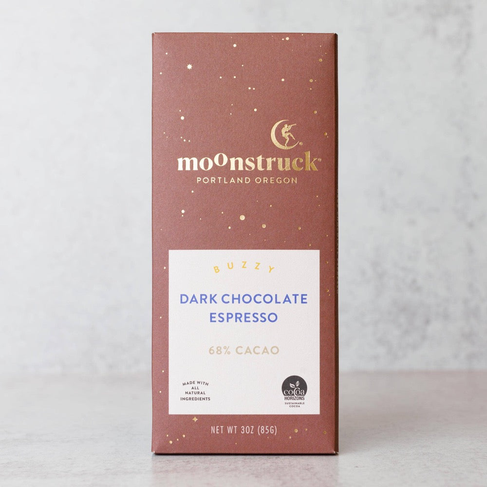Buzzy Dark Espresso Chocolate Bar - Fancy That