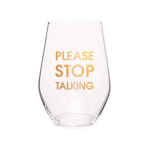 Cute. Psycho, But Cute Witty Wine Glass