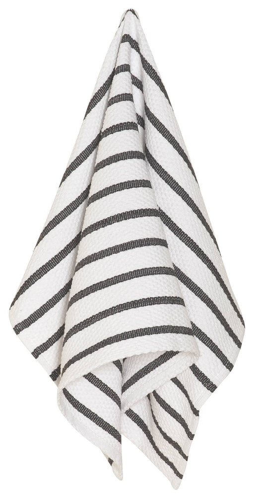 Basketweave Black Dishtowel - Fancy That