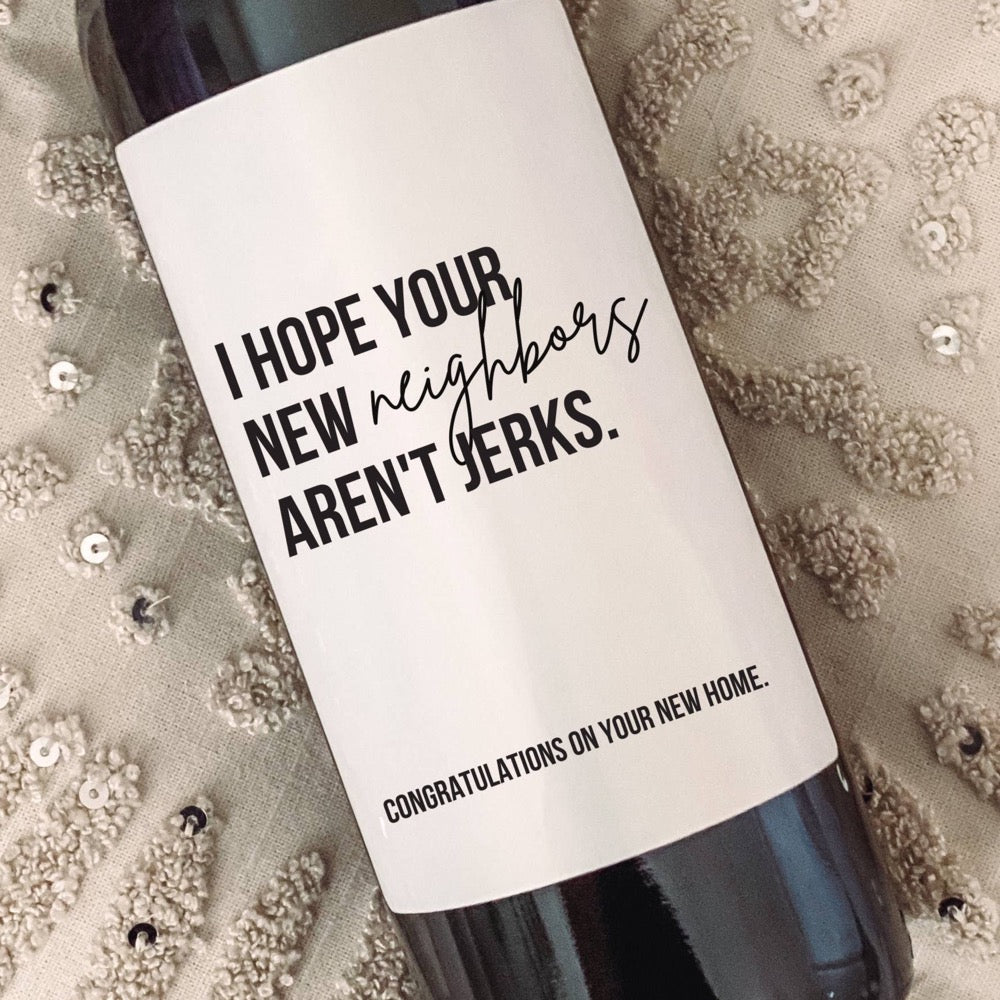 Funny New Home Gift Label - Fancy That