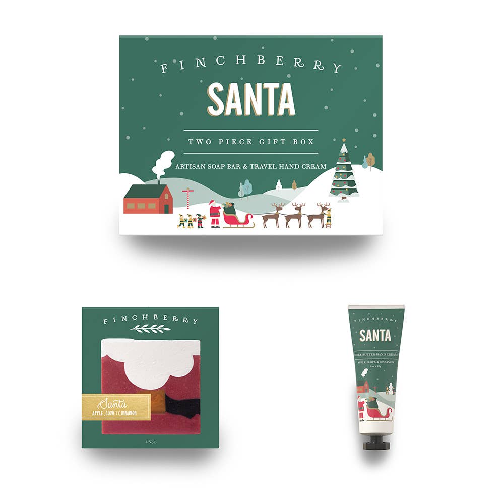 Santa - 2 Piece Holiday Gift Box - Fancy That