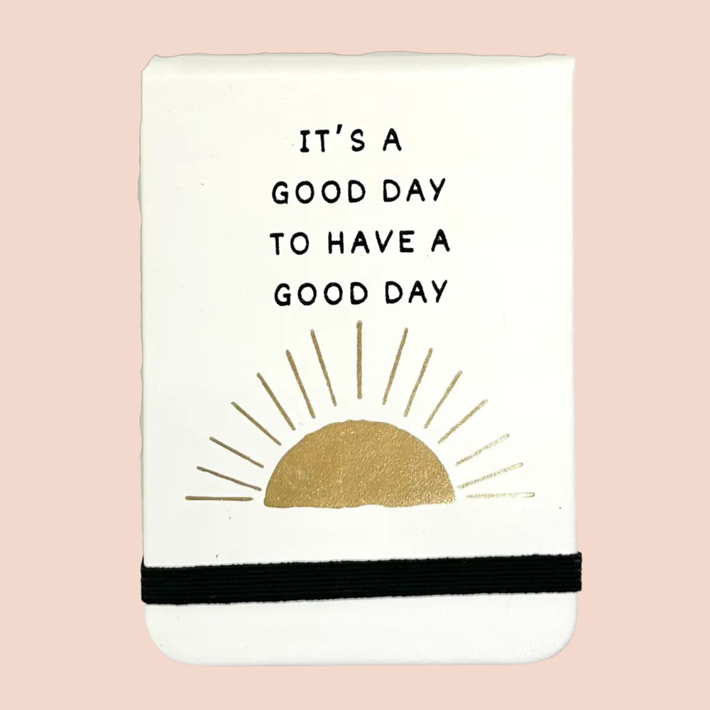It's A Good Day... Leatherette Pocket Journal - Fancy That