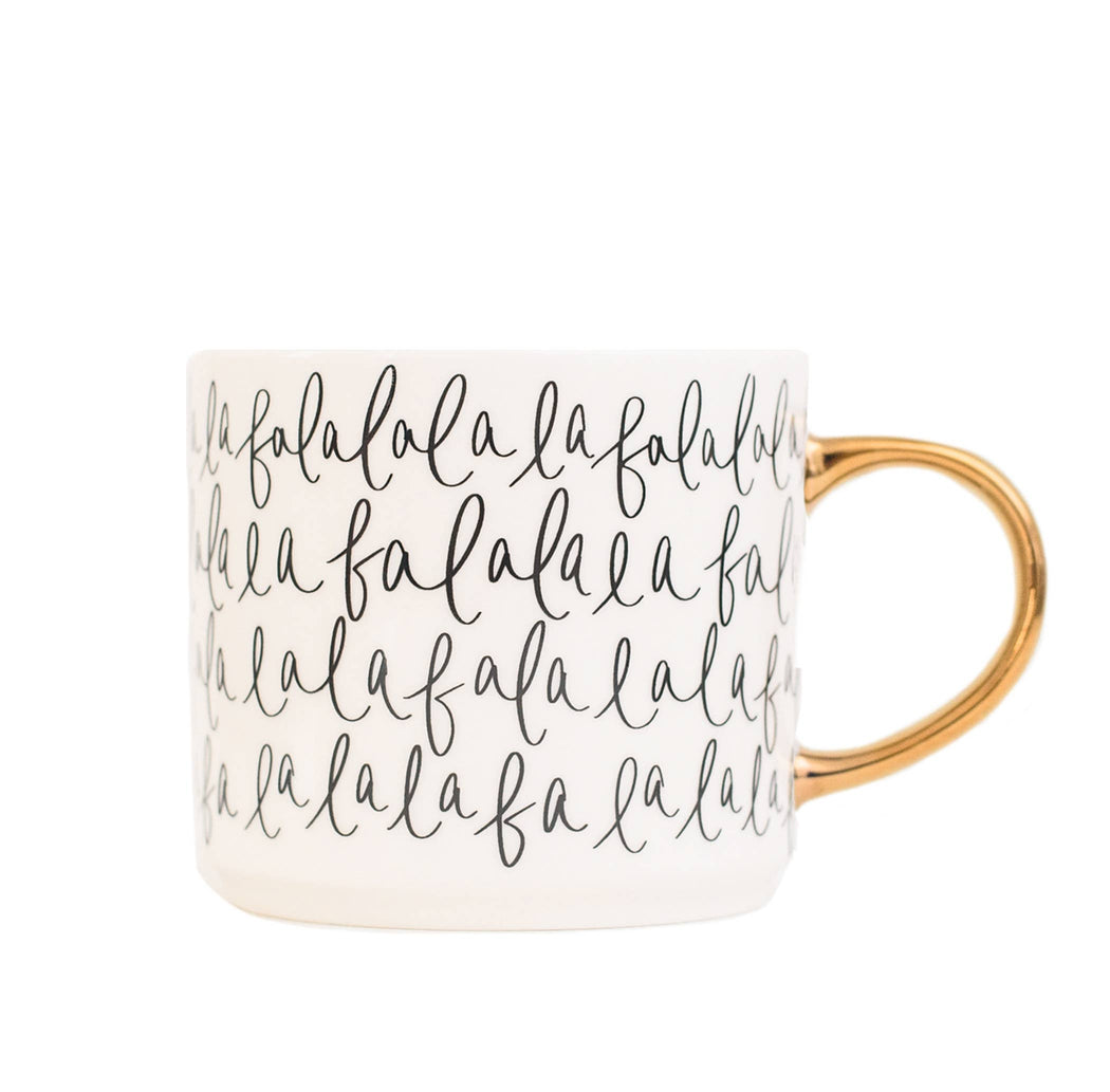 Fa La La Gold Tile Coffee Mug - Fancy That
