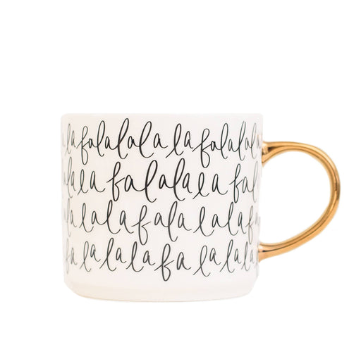 Fa La La Gold Tile Coffee Mug - Fancy That