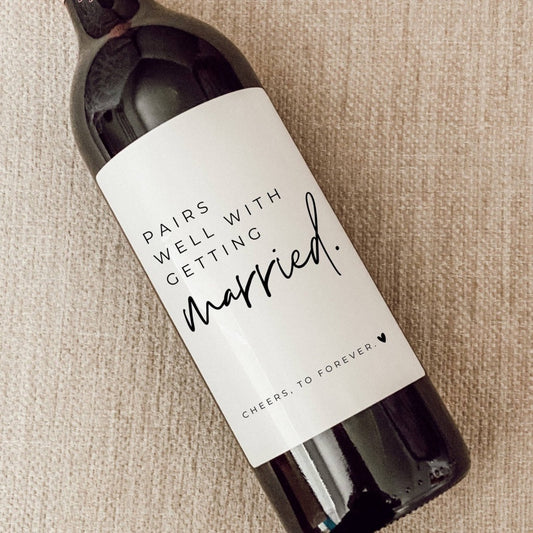 Getting Married Gift Label - Fancy That
