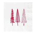 Load image into Gallery viewer, Festive Trees Cocktail Napkin - Fancy That
