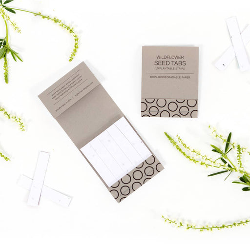Wildflower Seed Tab Booklets - Grey - Fancy That