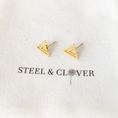 Load image into Gallery viewer, Pinnacle Triangle Stud Earrings - Fancy That
