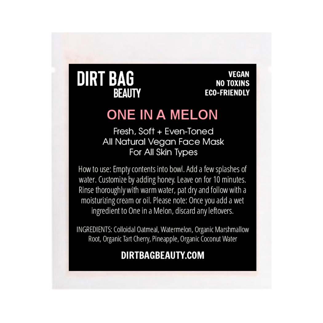 Facial Mask Vegan - One in a Melon - Fancy That