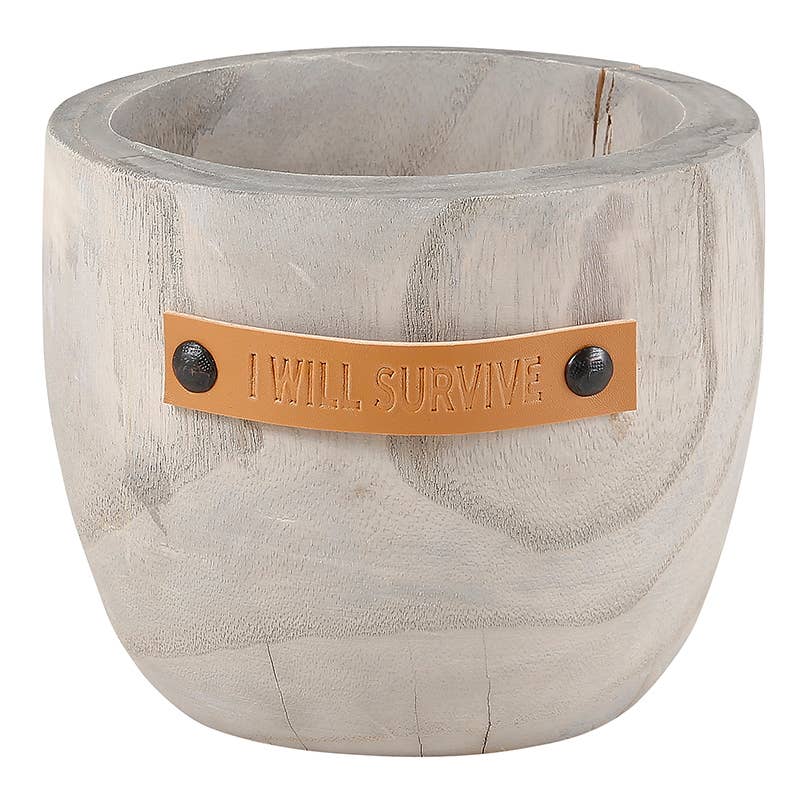 I Will Survive Wood Planter - Fancy That
