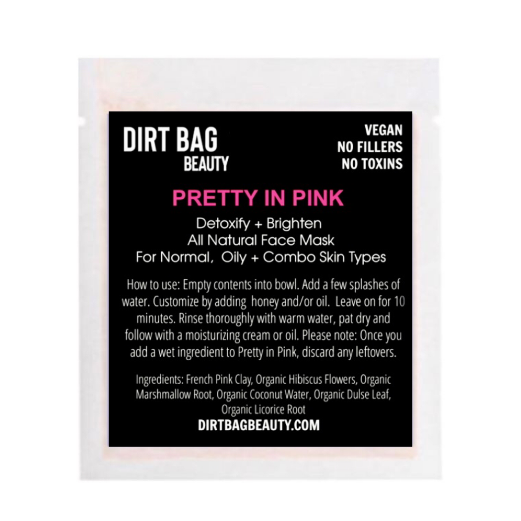 Vegan Facial Mask - Pretty in Pink - Fancy That