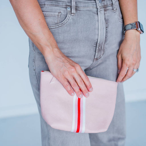 Pink Stripe Stripe Bag - Fancy That
