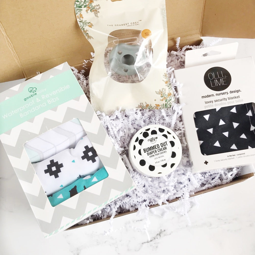 Teal & Grey Baby Gift - Fancy That