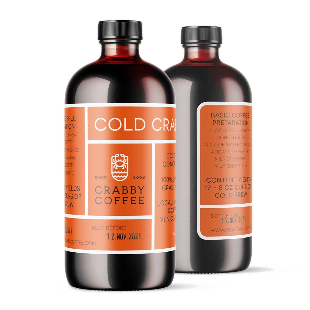 CRABBY Cold Brew Coffee Concentrate - Fancy That