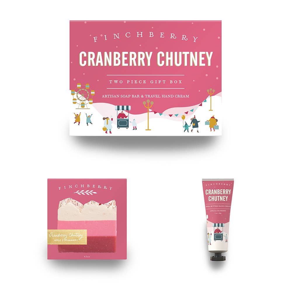 Cranberry Chutney - 2 Piece Holiday Gift Box - Fancy That