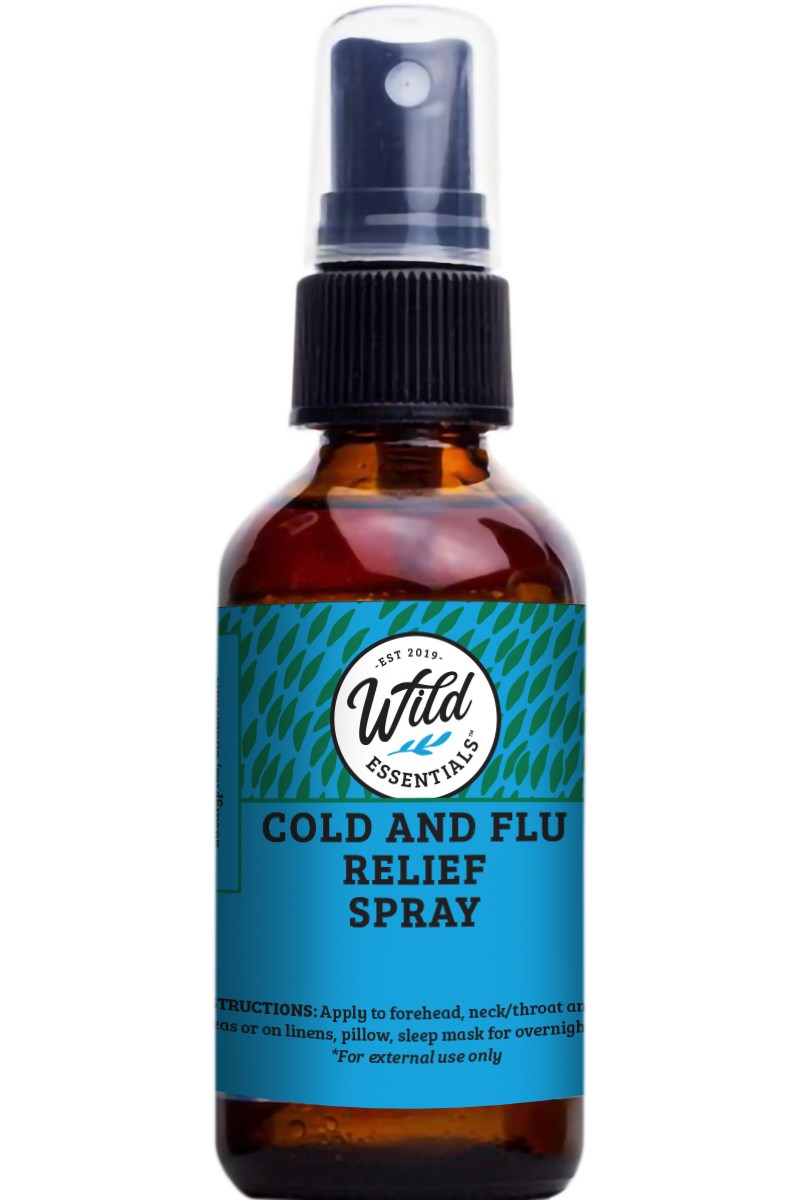 "Cold and Flu Relief" Essential Oil Spray - 2 oz - Fancy That