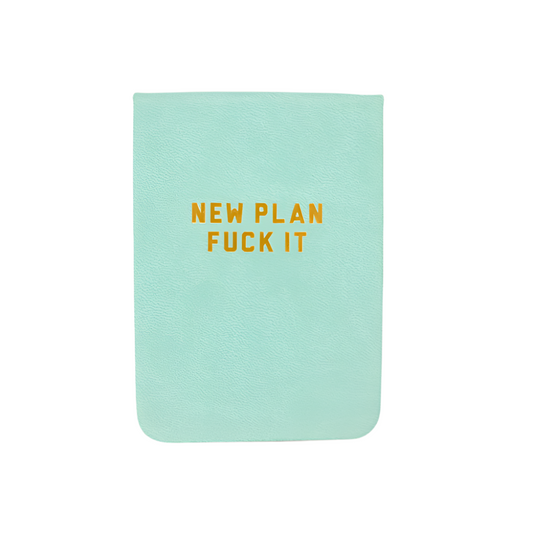 New Plan Fuck It Leatherette Pocket Journal - Fancy That