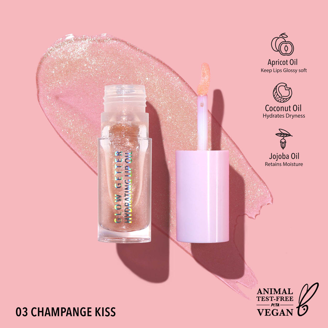 Glow Getter Hydrating Lip Oil - Champagne Kiss - Fancy That