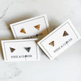Load image into Gallery viewer, Pinnacle Triangle Stud Earrings - Fancy That

