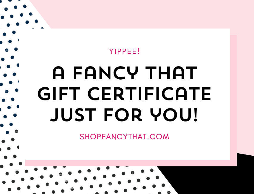 Gift Card (Paper) - Fancy That