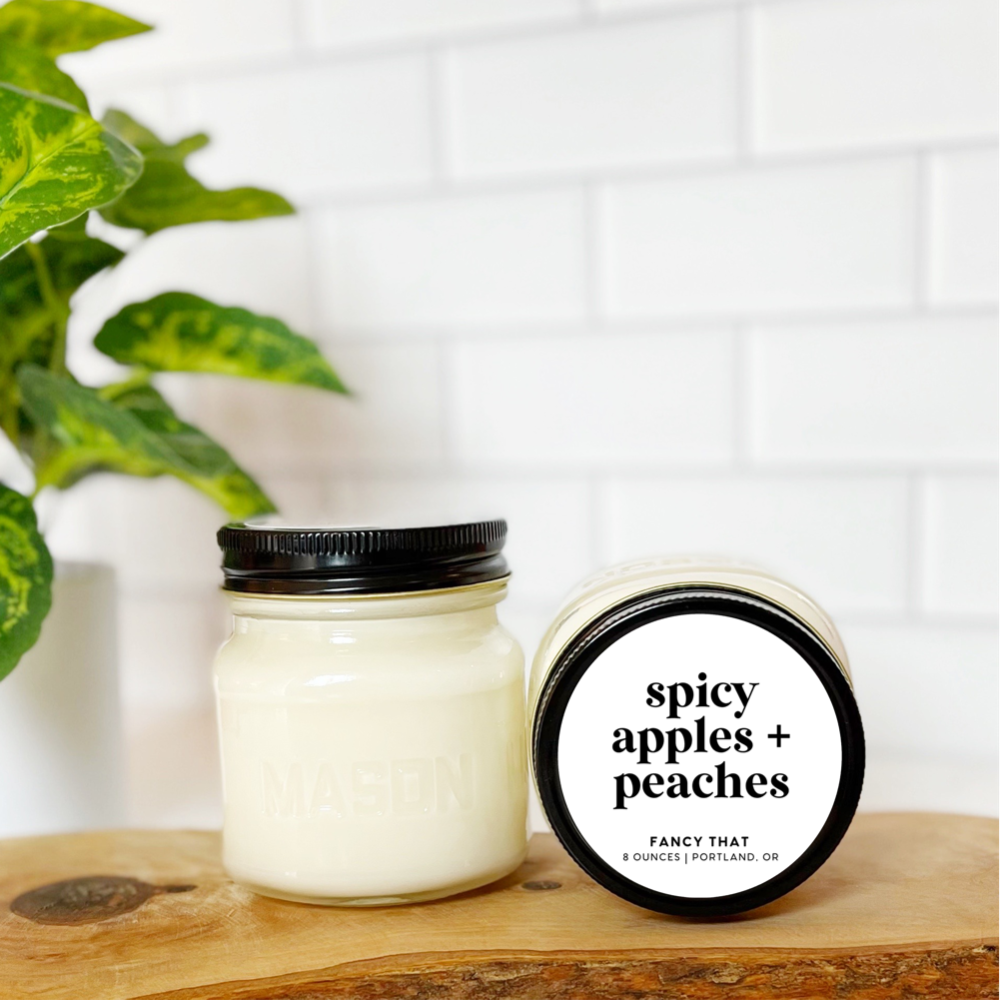Spicy Apples + Peaches Candle - Fancy That